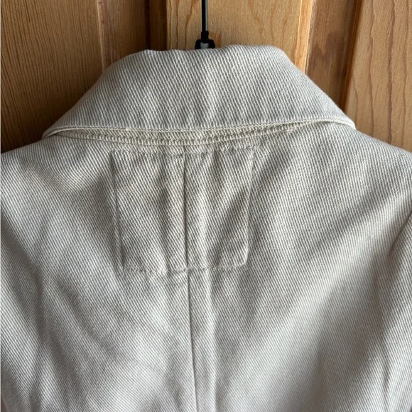 90s GAP 100% Cotton Jacket in Cream Size Large - Picture 7 of 12